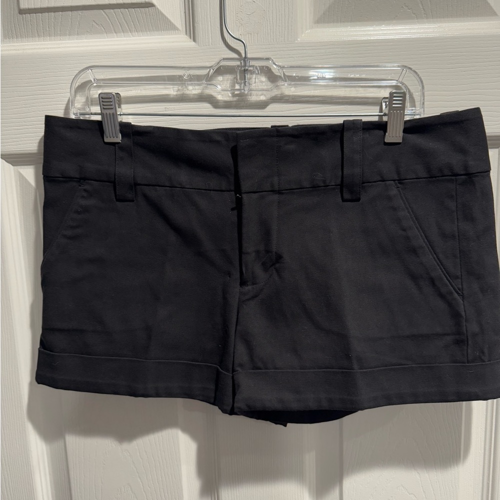 Alice + Olivia Black Mini Shorts Size 10